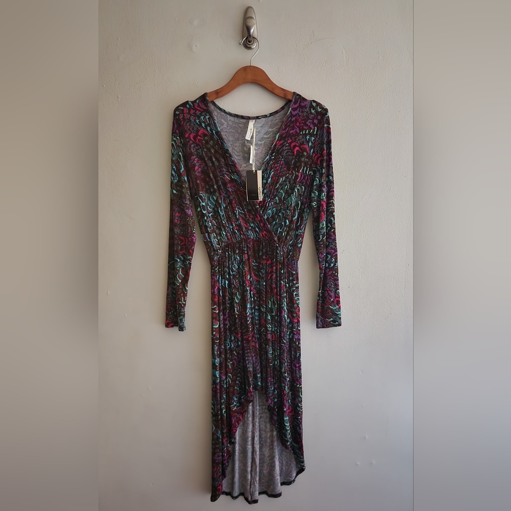Loveappella Hi/Lo Print Dress